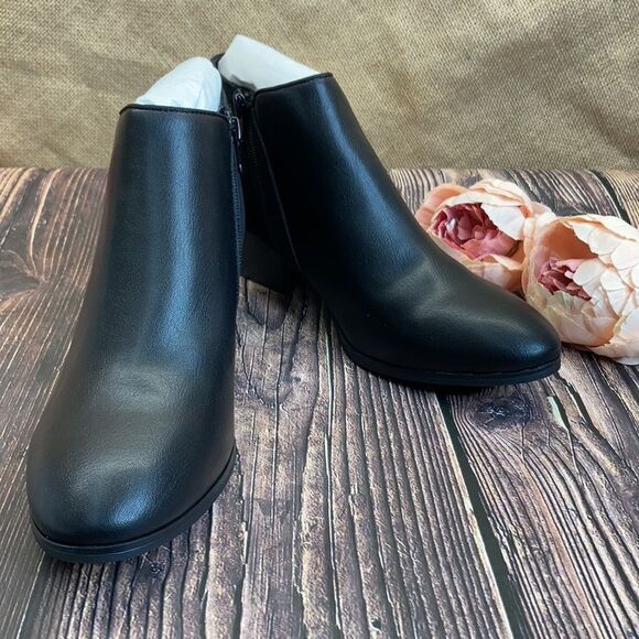 Style & Co Black Wiley Ankle Booties - Picture 7 of 8